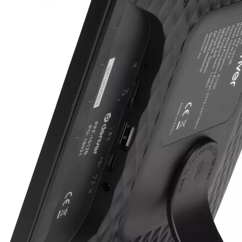 Denver PFF-1012 cornice digitale nero 25,6 cm (10,1) touchscreen Wi-Fi