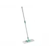 Mop Leifheit Profi Cotton Plus Fiber 420 mm — panno in microfibra per laminato e piastrelle, turchese/bianco