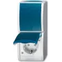 BUSCH JAEGER 2601/6/20 EBW-53 - tipo F - 2P+E - blu - bianco - IP44 - 250 V - 16 A
