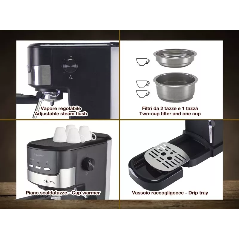 Macchina per caffè Beper 1,25L P101CAF100