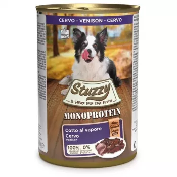 STUZZY Monoprotein cervo - cibo umido per cani - 400 g