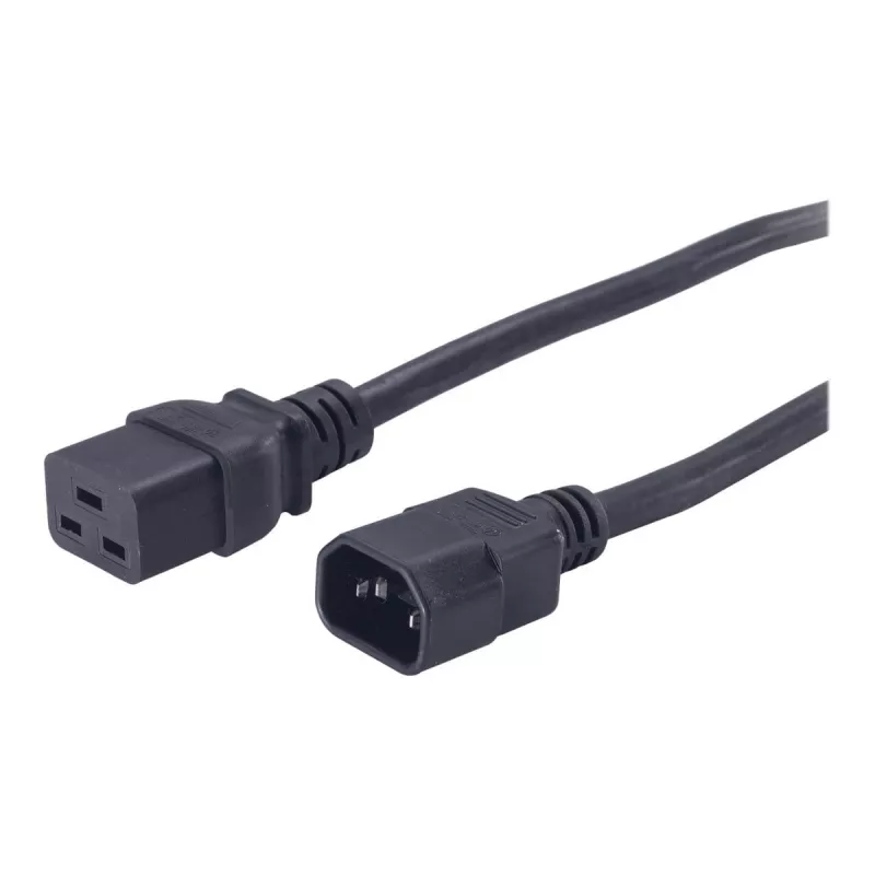 APC C19/C14 2m Nero connettore femmina C14 connettore femmina C19