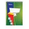 Quaderno con rilegatura a spirale Forpus, A5/70, a quadretti 0723-003