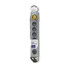 Protezione da sovratensione Qoltec 50166 grigio 6 prese AC 230V 3m