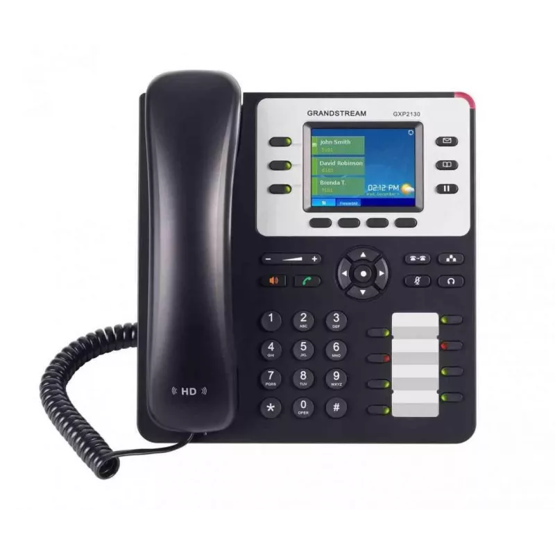 Grandstream Networks GXP-2130 Telefono IP Nero 3 linee TFT