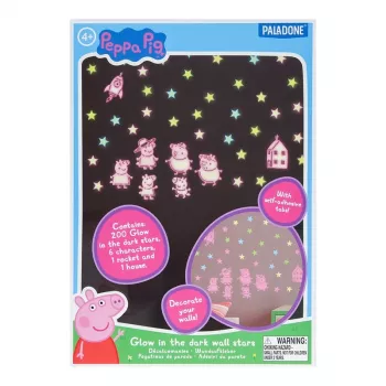 Adesivi da parete Hasbro Peppa Pig PP13870PP Glow in the Dark Stars