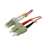 Cavo patch fibra ottica 2 fibre 5m LC-SC - 50/125um - OM4 - AD=2mm - Synergy 21