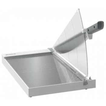 Taglierina da ufficio di precisione Leitz A4+, 15 fogli, blocco manuale, acciaio inox, A4 maxi, 80 g/m², vetro