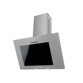 Cappa a sospensione MAAN Vertical PG 50 superficie satinata 50 cm, corpo in acciaio, comando frontale meccanico