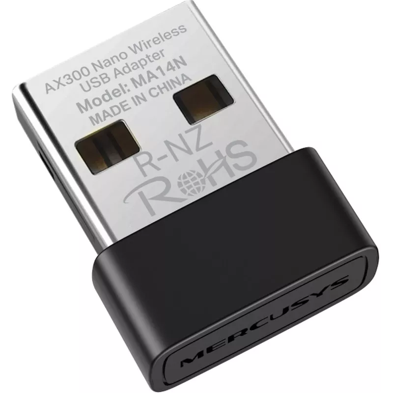 Mercusys MA14N AX3000 Nano adattatore USB Wi-Fi, fino a 287 Mbps