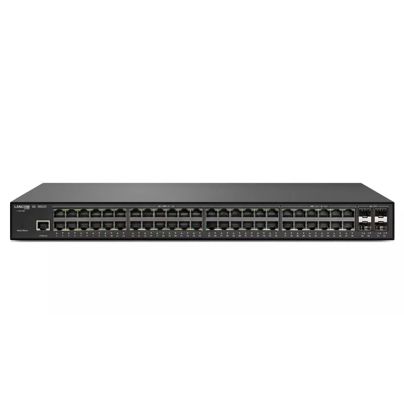 Lancom GS-3628XUP, L3, 2.5G Ethernet (100/1000/2500), Power over Ethernet (PoE), installazione rack, 1U
