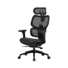Sedia da ufficio gaming Onex | Ventra Premium rete in tessuto | nero