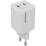 Caricabatterie Canyon CU45CC GaN 45 W 2xPD, bianco (CNS-CUW45CC)