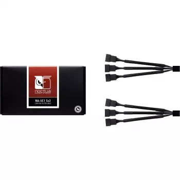 Cavo splitter NA-SC1 Sx2 nero, 13,5 cm, 2 pezzi, per ventole PWM