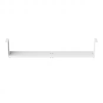 Maclean organizer cavi compatto sotto la scrivania, carico max 5 kg, bianco, MC-107 W