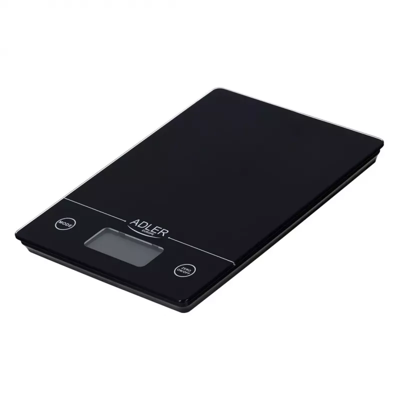 Adler AD 3138 b bilancia da cucina meccanica nera piano rettangolare