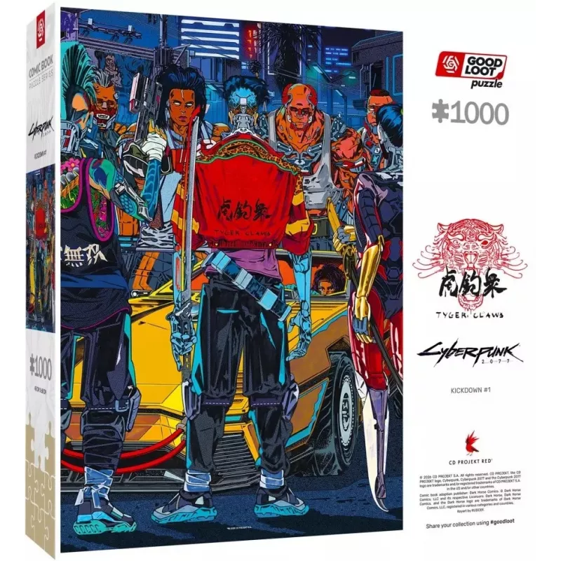 Good Loot Comic Book Puzzle: Cyberpunk 2077 Kickdown, 1000 pezzi