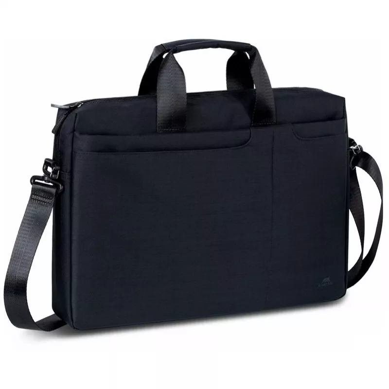 Borsa a tracolla Rivacase Biscayne 39,6 cm (15,6 pollici) nero