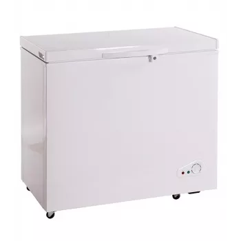 Congelatore a pozzetto Ravanson ZM-170, bianco, 170 l, R600a, sbrinamento manuale, 1 cesto, serratura con chiave