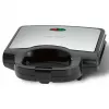 Sandwich maker Clatronic ST 3778 750 W nero, acciaio inox