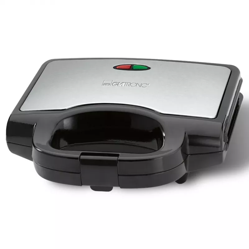 Sandwich maker Clatronic ST 3778 750 W nero, acciaio inox