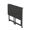 Tavolo pieghevole Maclean, nero, mobile, 100 x 50 cm, max. 50 kg MC-1250 B