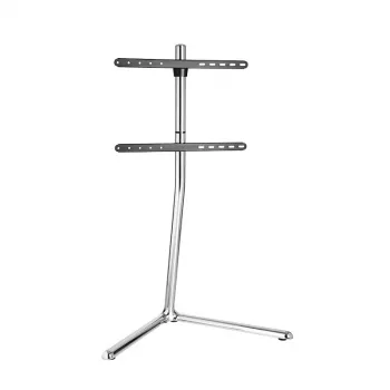 Supporto TV con base a V cromato
