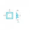 Light Switch Shelly Switch 4 plastica nero