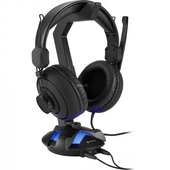 Supporto cuffie attivo Sharkoon X-Rest 7.1