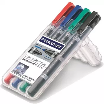 Pennarello permanente Staedtler Lumocolor 348 punta fine/tonda