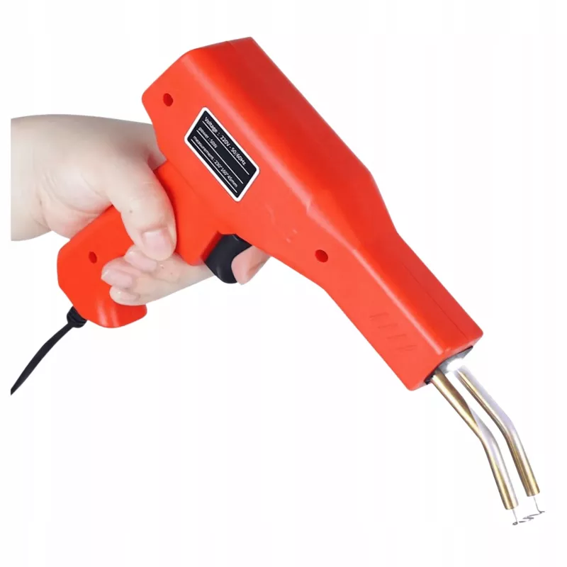 Set saldatore per plastica / saldatore a stilo Extralink con 200 graffette