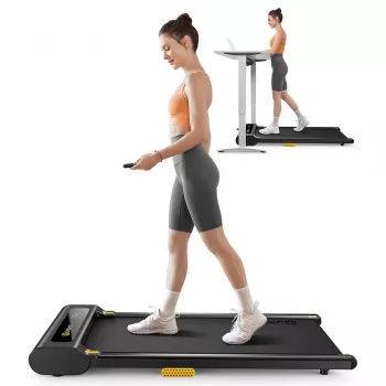 Tapis roulant UREVO Spacewalk SP 1 Lite URTM022 — velocità max 6 km/h, velocità min 0,96 km/h, peso utente max 120 kg, superficie di corsa 400×1024 mm, display LED