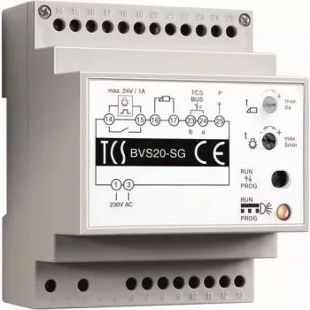 TCS BVS20-SG - alimentatore - grigio - bianco - plastica - 0 - 40 °C - CE - 72 mm