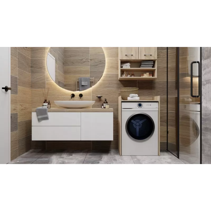 top e shop POLA NP armadio per lavanderia per lavatrice - rovere sonoma