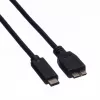 ROLINE - Cavo USB - Micro-USB 3.0 tipo B (M) su USB Type-C (M) - 1 m - nero (11.02.9006)
