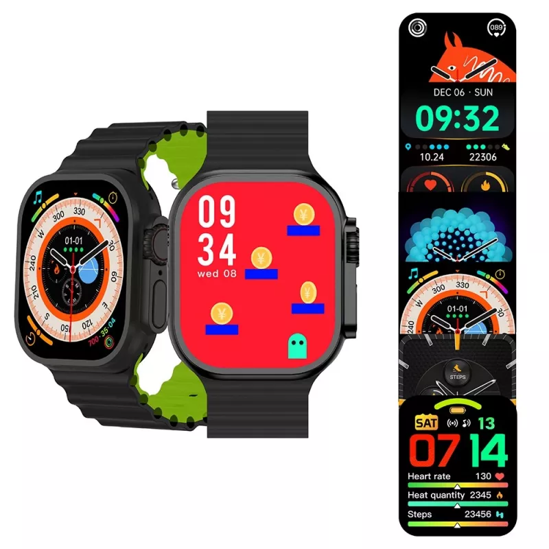Smartwatch Fusion MT872 Bluetooth Calling impulso pressione sangue ossigeno nel sangue