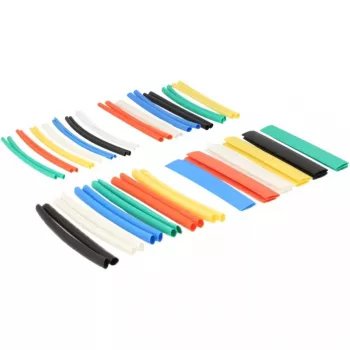 DeLOCK 86279 set di guaine termorestringenti, 50 pezzi, 10 cm, multicolore