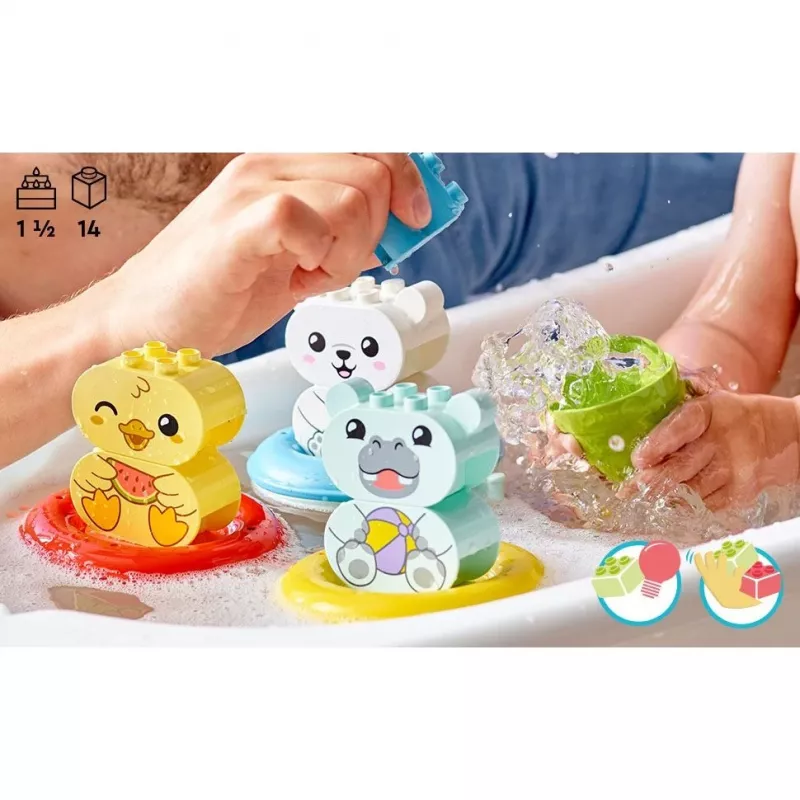 LEGO DUPLO 10965 BAGNI DIVERTENTI: TRENINO DEGLI ANIMALI GALLEGGIANTI