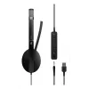 Headset EPOS ADAPT 165T USB II con filo archetto ufficio/call center USB Type-A nero