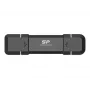 Silicon Power Marvel Xtreme DS72 - chiavetta USB - 500GB - USB 3,1 Gen 2 / USB-C 3,2 Gen 2 - nero (SP500GBUC3S72VPK)