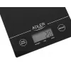 Adler AD 3138 b bilancia da cucina meccanica nera piano rettangolare