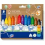 Pastelli a cera Staedtler Noris Jumbo — 12 colori, non tossici, formato jumbo