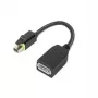 Adattatore cavo video Lenovo 4X90Q93975 Mini DisplayPort DisplayPort nero