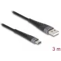 Cavo USB DeLOCK USB 2.0 3m USB A USB C nero 81123