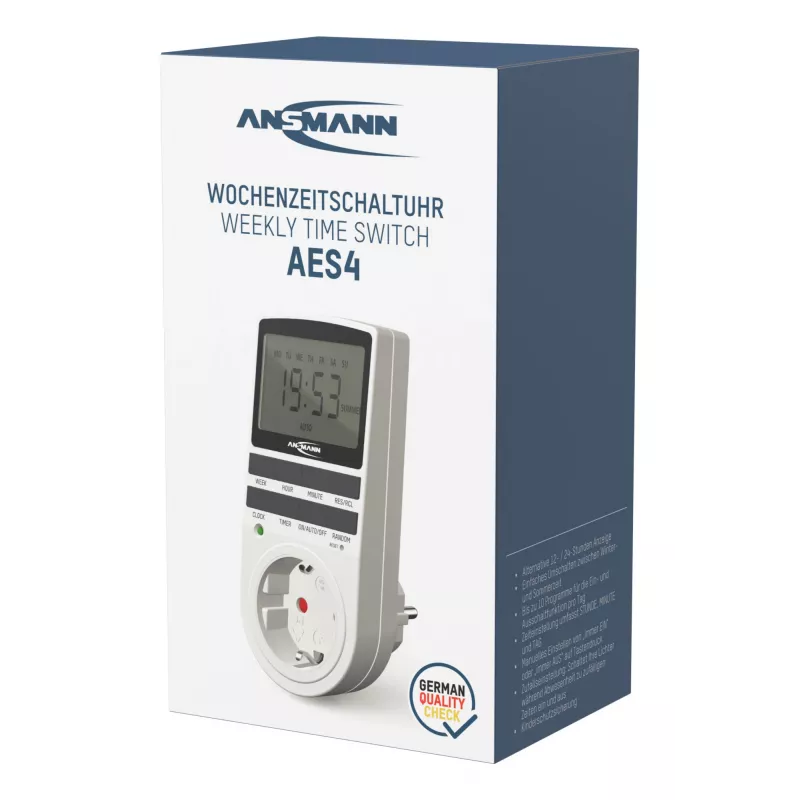 Timer giornaliero/settimanale Ansmann 1260-0006
