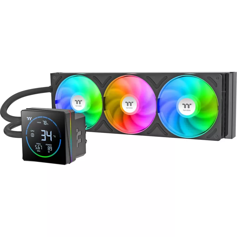 Dissipatore a liquido per CPU THERMALTAKE TH360-S V3 ARGB Sync AIO nero