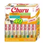 Snack per gatti INABA Churu Variety Box — snack di pasta di pollo, 40 × 14 g, senza cereali, senza glutine e soia