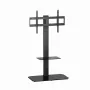 Supporto TV da terra GEMBIRD TVS-86ST-01 per TV 43–86 pollici, nero, base in vetro temperato, VESA 100x100–600x400, max 60 kg
