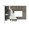 Scheda adattatore M.2 / U.2 interna DELOCK 90854 — PCIe 4.0 (host: PCIe, uscite: M.2 Key M 110 mm, U.2)