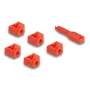 Blocca porte DeLOCK 20928 RJ-45 rosso plastica 11 pezzi